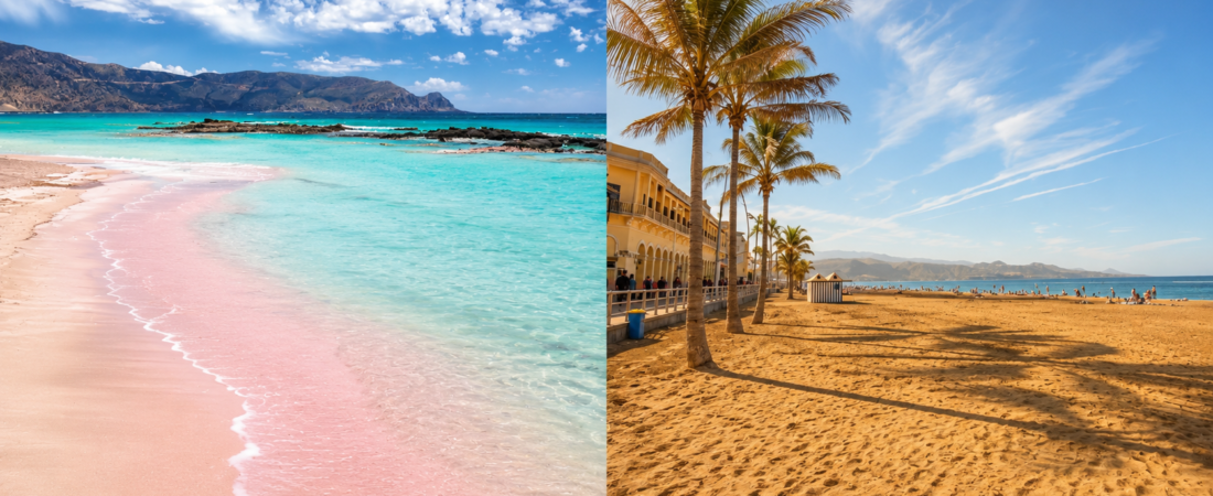 Playa de Las Canteras vs Elafonissi Beach