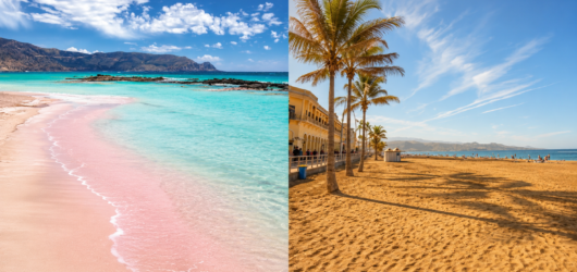 Elafonissi beach and Canteras beach.