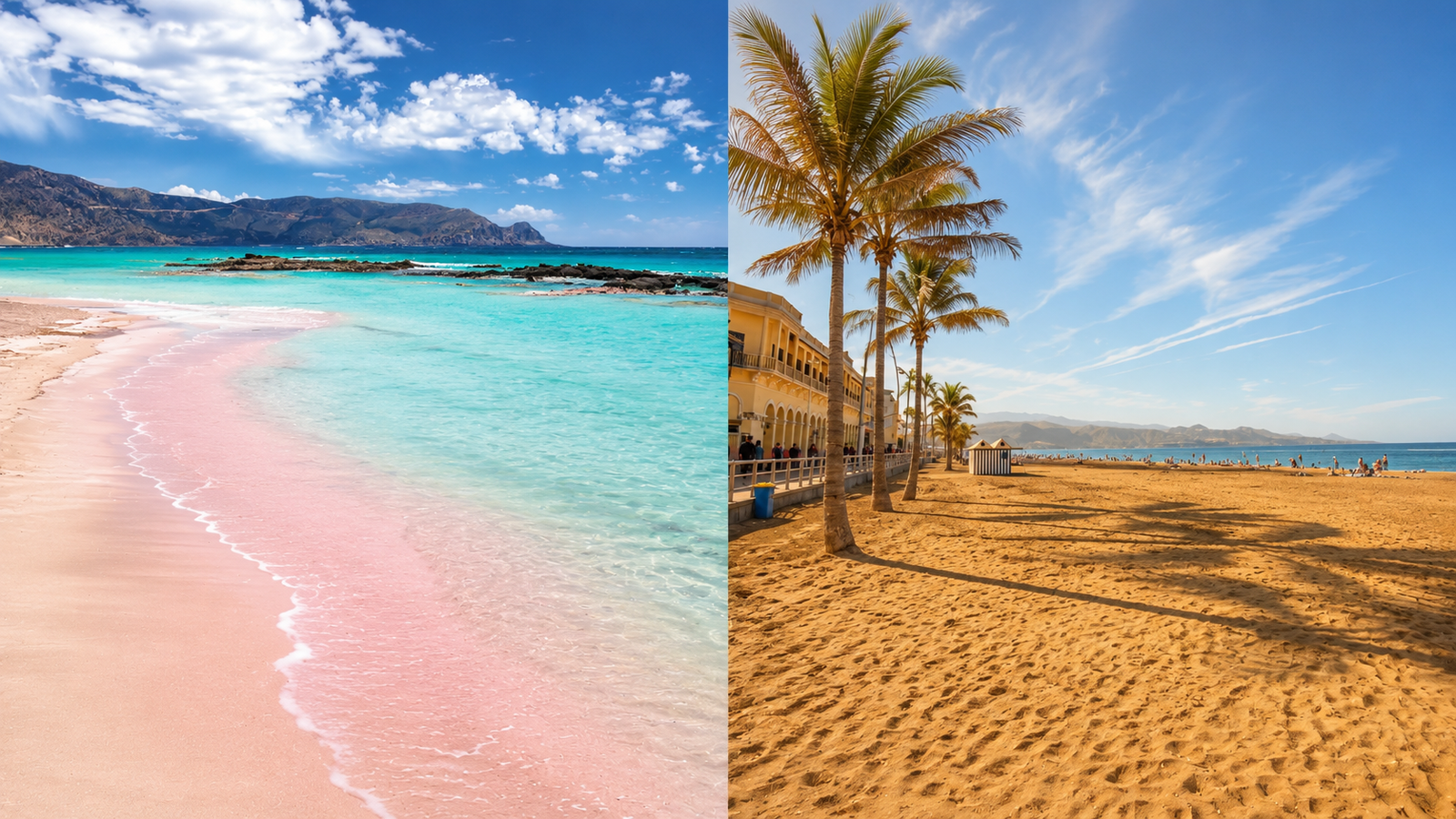 Playa de Las Canteras vs Elafonissi Beach