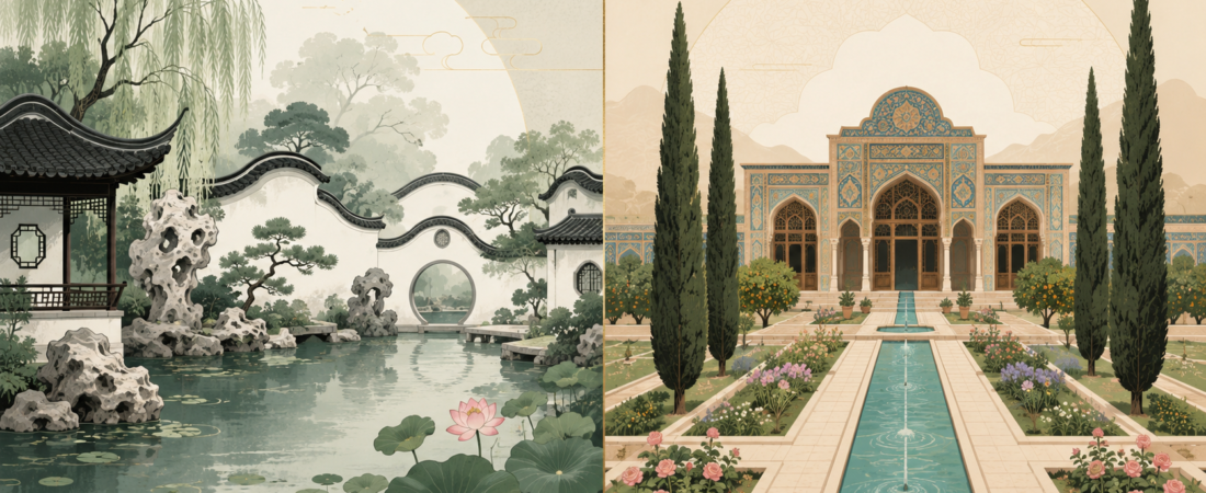 Humble Administrator’s Garden vs Eram Garden