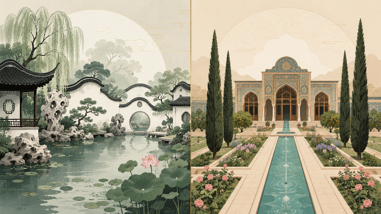 Humble Administrator’s Garden vs Eram Garden
