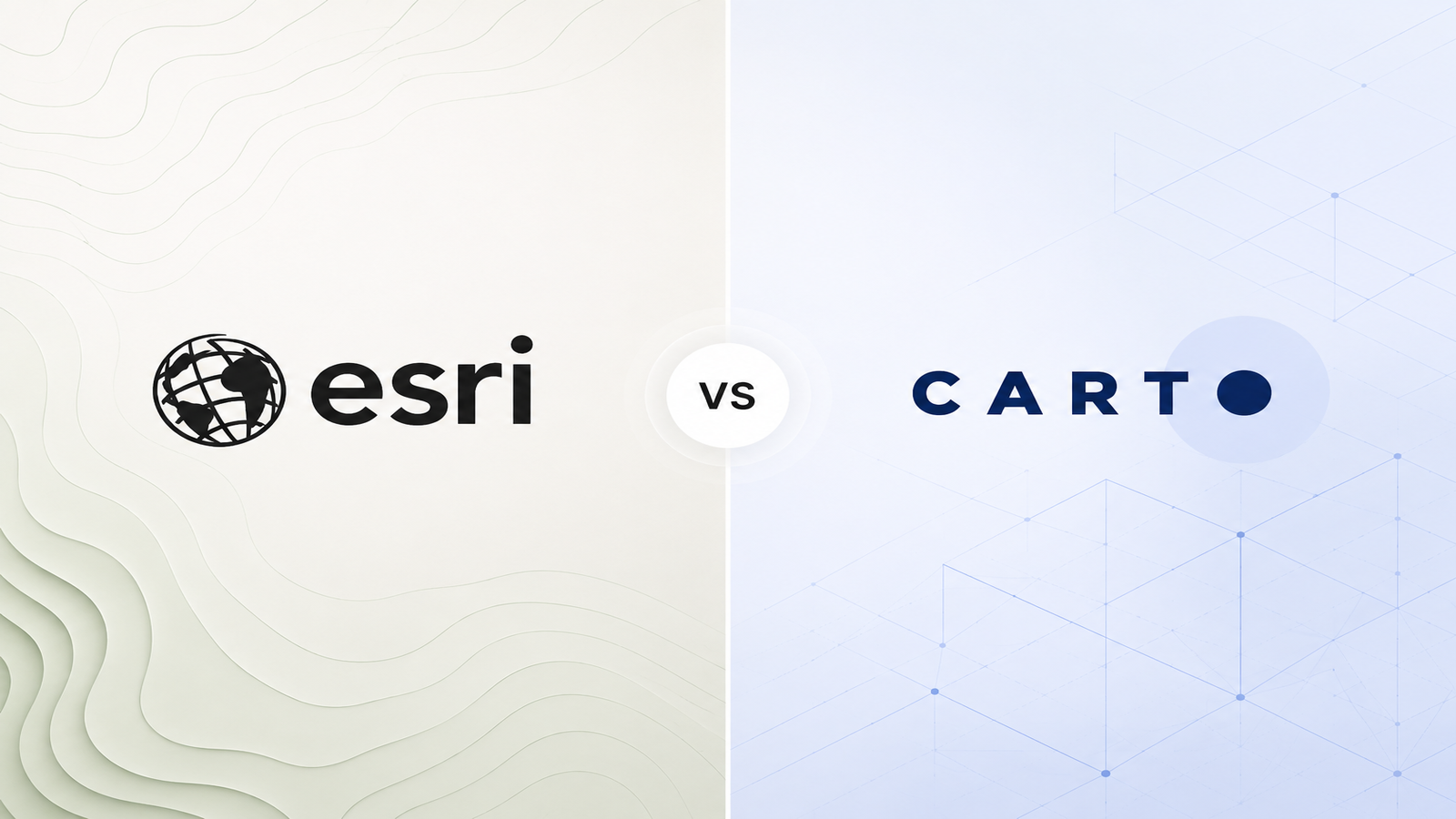 Esri vs CARTO