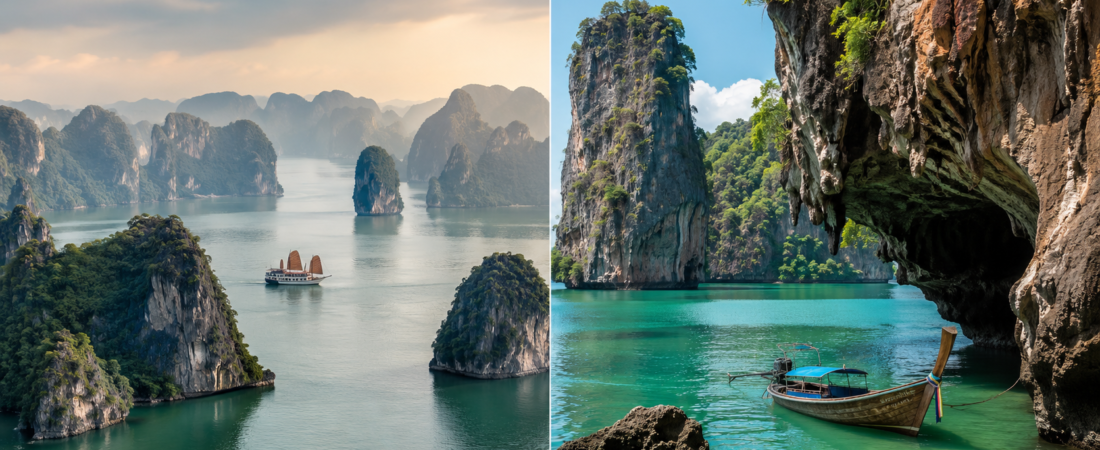 Ha Long Bay vs Phang Nga Bay