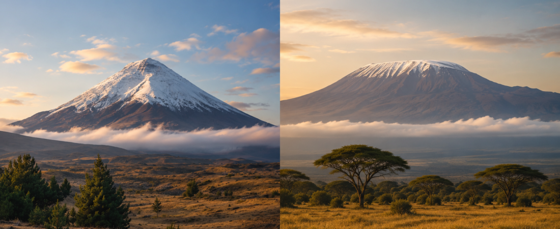Cotopaxi vs Kilimanjaro