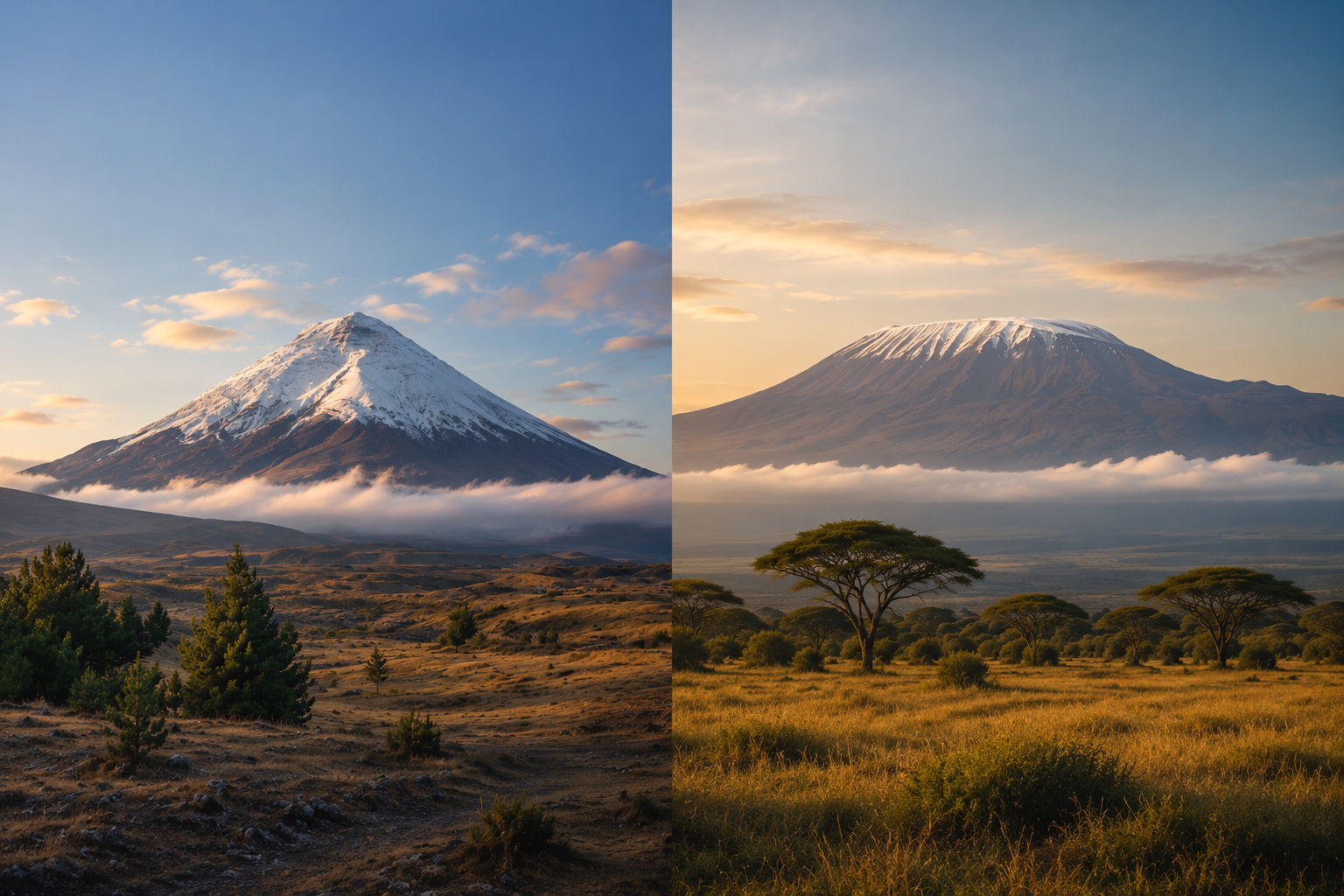 Cotopaxi vs Kilimanjaro