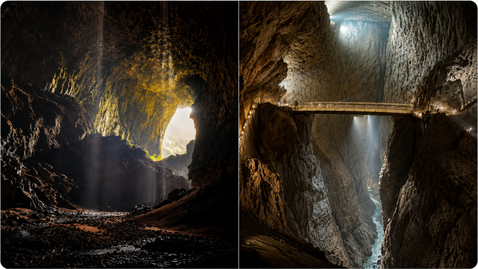 Deer Cave vs Škocjan Caves