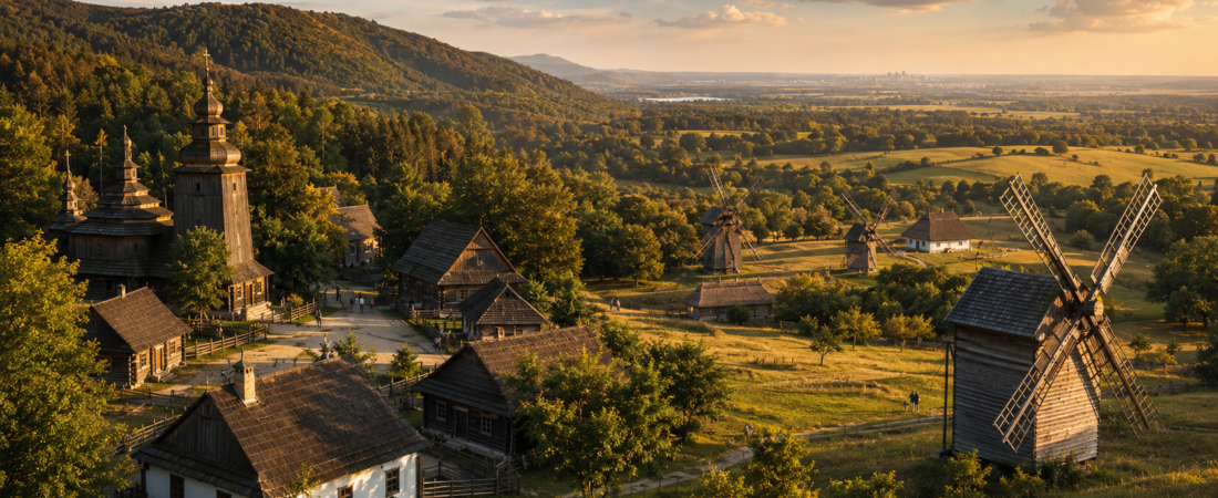 Sanok Museum of Folk Architecture vs Pyrohiv Museum of Folk Architecture and Life of Ukraine