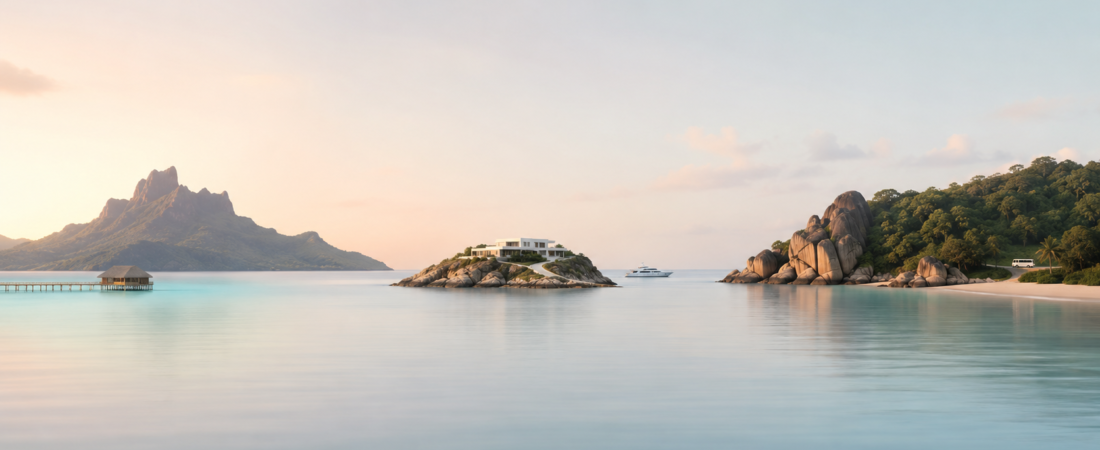 Bora Bora vs Saint-Barthélemy vs Praslin