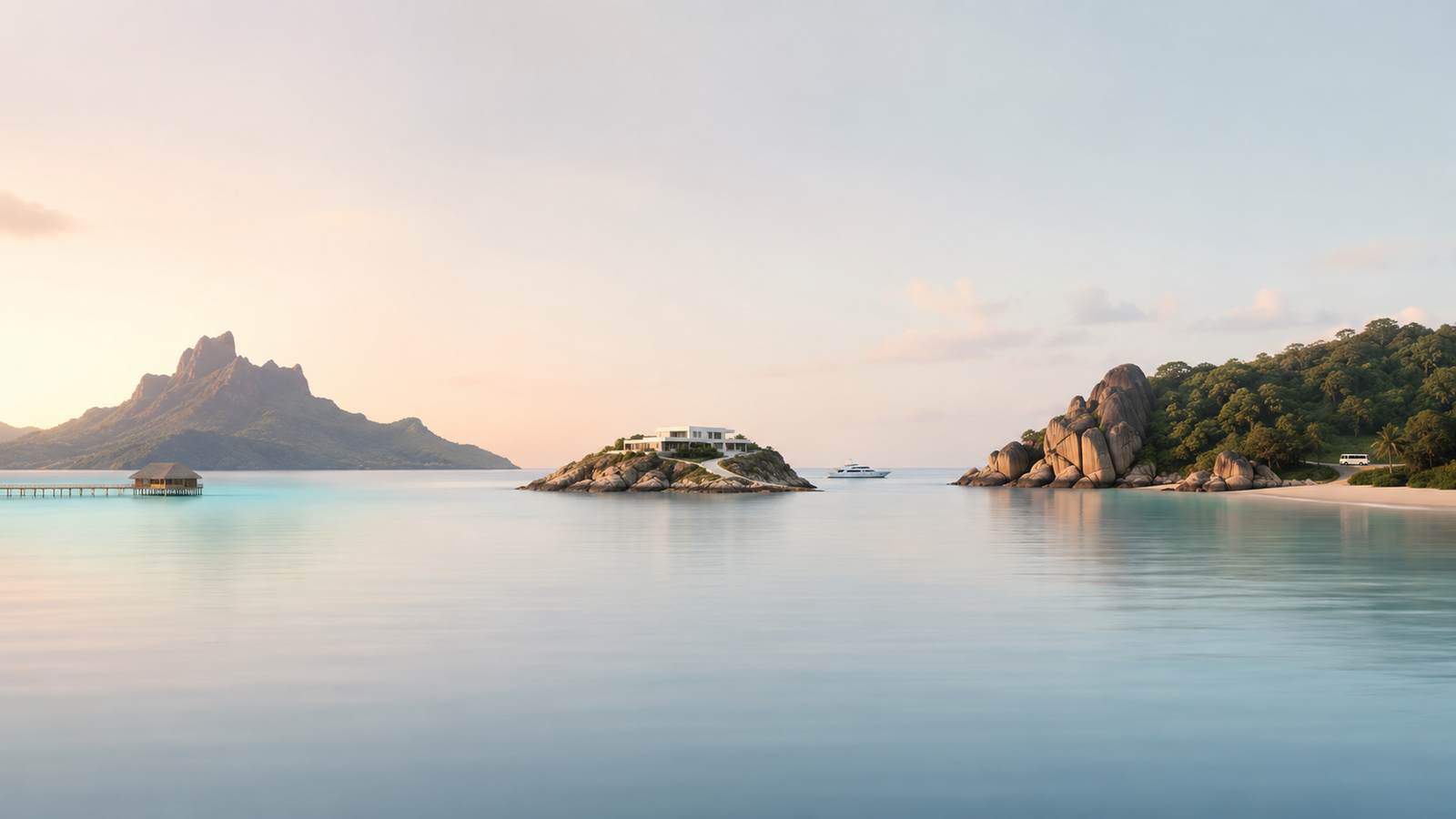 Bora Bora vs Saint-Barthélemy vs Praslin