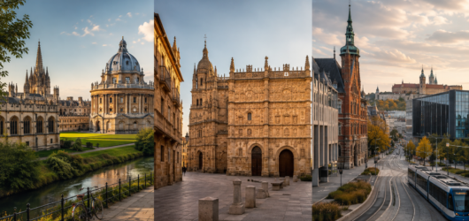 Oxford, Salamanca and Jagiellonian universities
