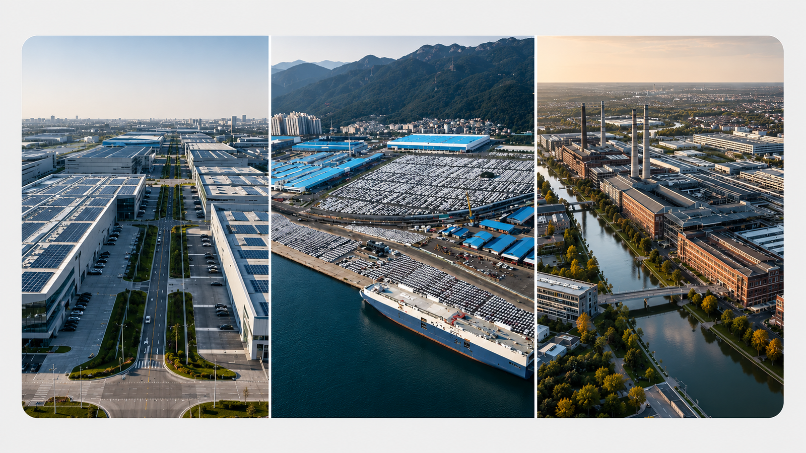 BYD Zhengzhou, Hyundai Ulsan and Volkswagen Wolfsburg