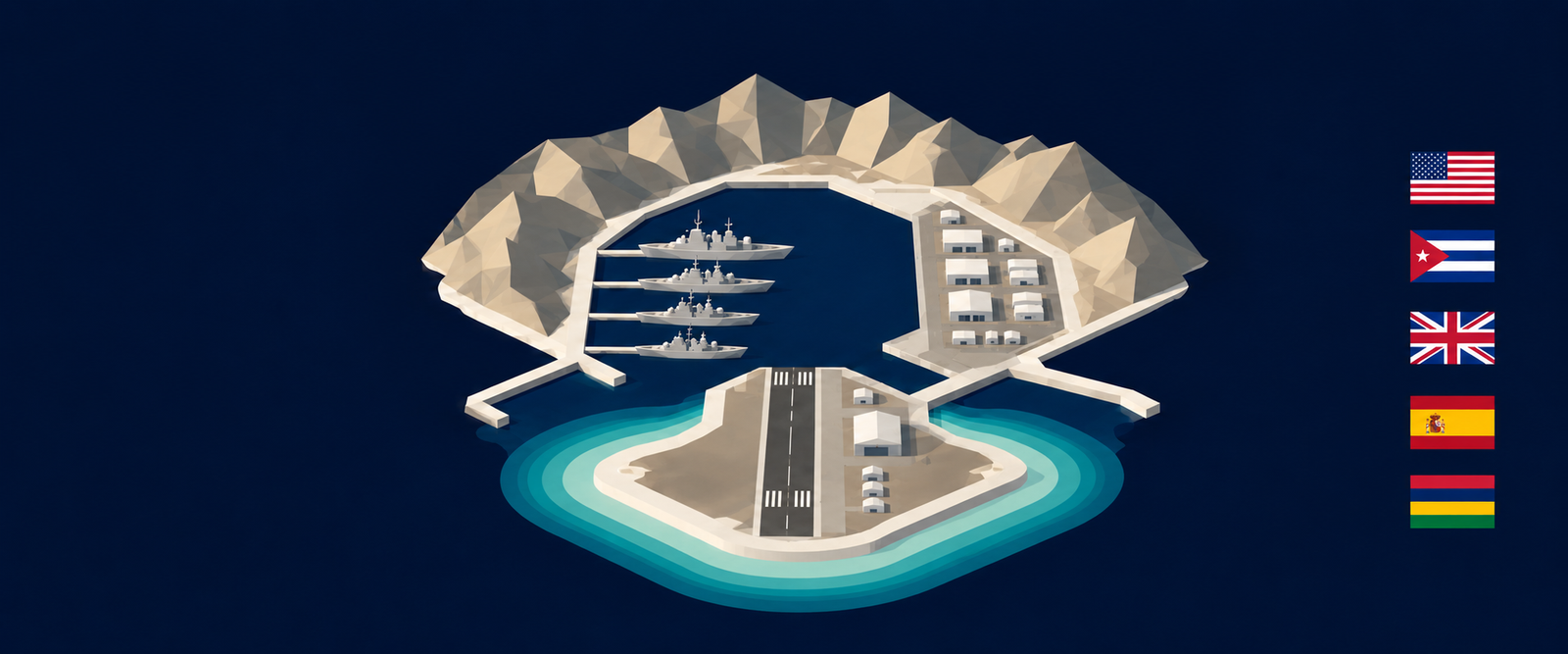 Guantanamo Bay vs Diego Garcia vs Rota