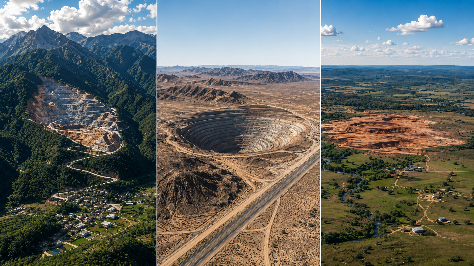 Maoniuping, Mountain Pass and Pela Ema: mines as places