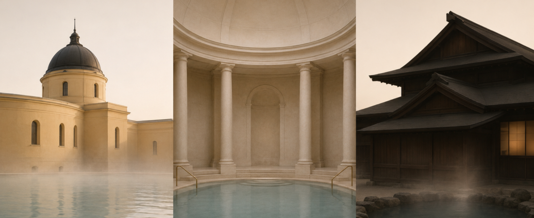 Széchenyi, Friedrichsbad and Dōgo Onsen Honkan