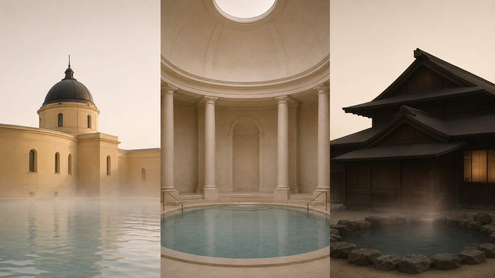 Széchenyi, Friedrichsbad and Dōgo Onsen Honkan